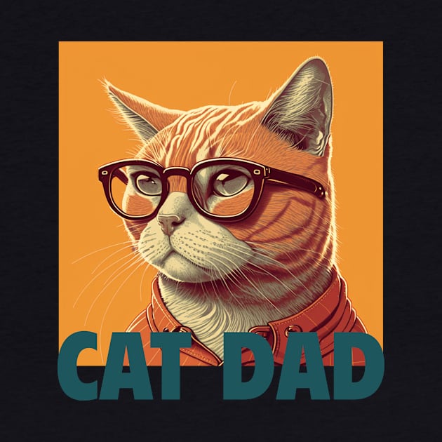 Purrfectly Proud Cat Dad by Planty of T-shirts